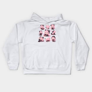 Cute Cat Girl Kids Hoodie